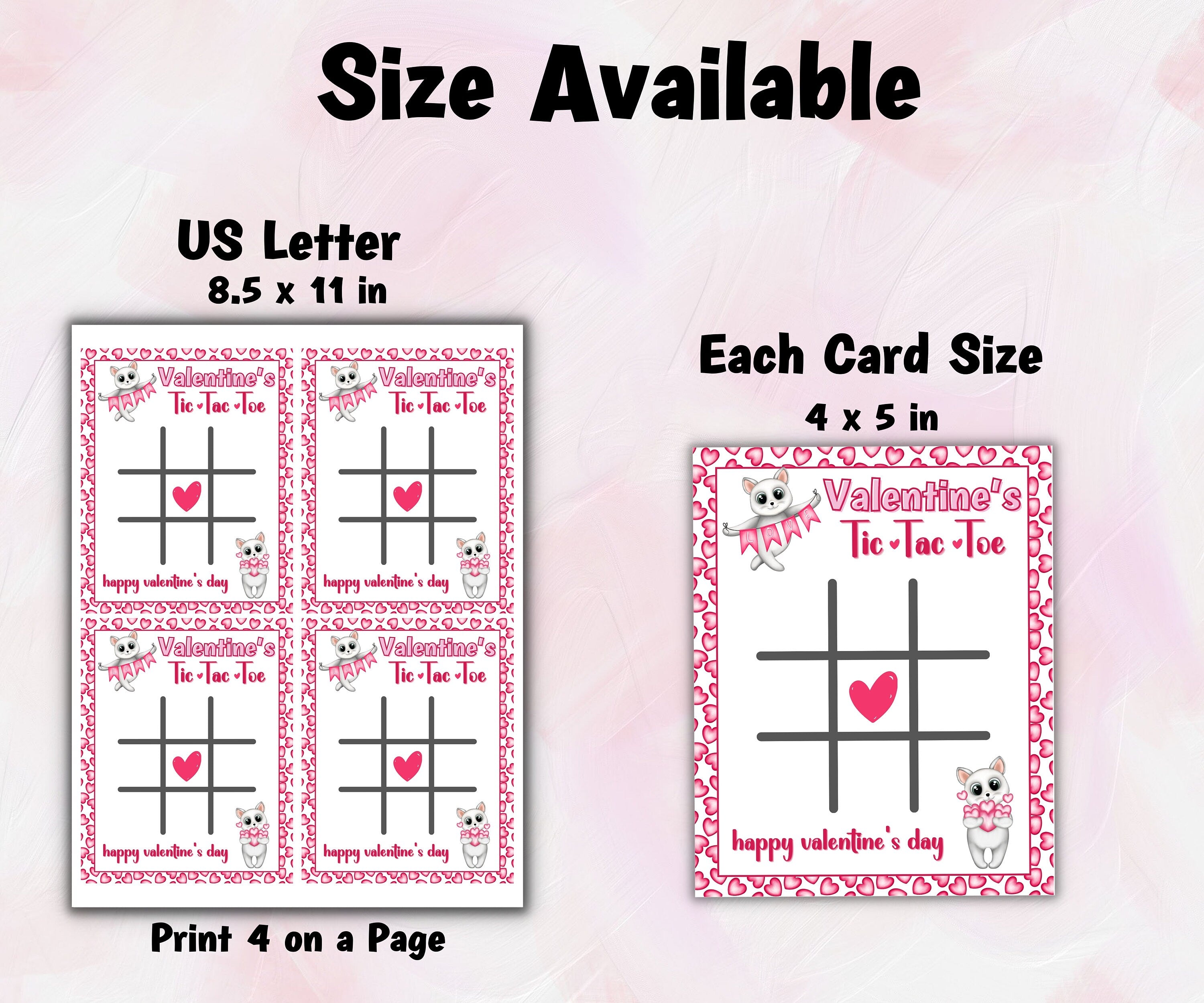 Printable Valentine'S Day Tic Tac Toe Cards | Tic-Tac-Toe Valentine Tags | Printable Valentine Tic Tac Toe Cards | School Valentines I xoxo