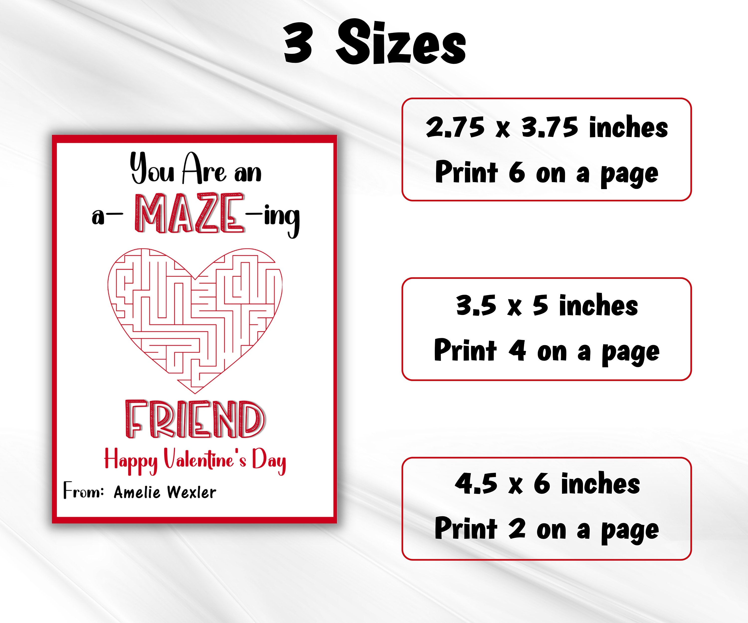 You are Amazeing pencil Cards, Classroom Valentines, Printable School Valentine , Kids Valentine Card for School Daycare, Gift For Teacher