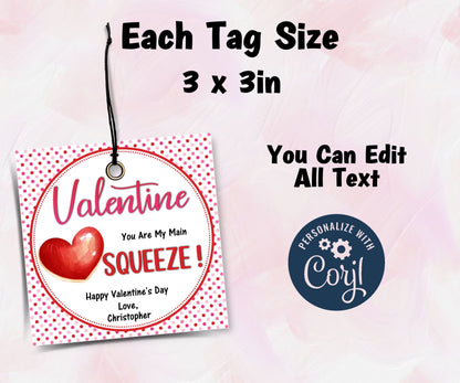 Personalized Classroom Valentine Favor Tags For School | Kids Valentine | Awesome Sauce Valentines Day Stickers | Awesomesauce Valentine