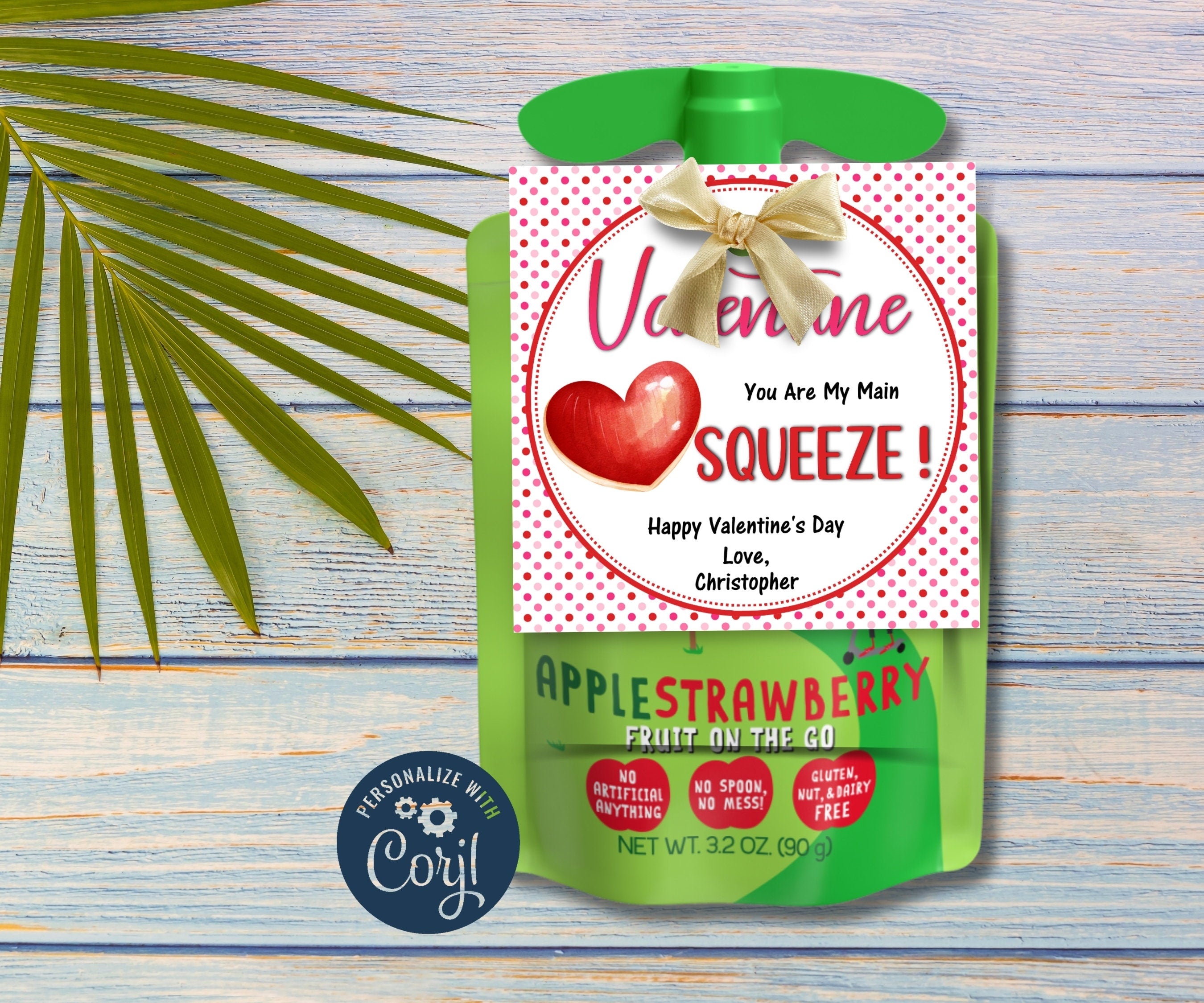 Personalized Classroom Valentine Favor Tags For School | Kids Valentine | Awesome Sauce Valentines Day Stickers | Awesomesauce Valentine