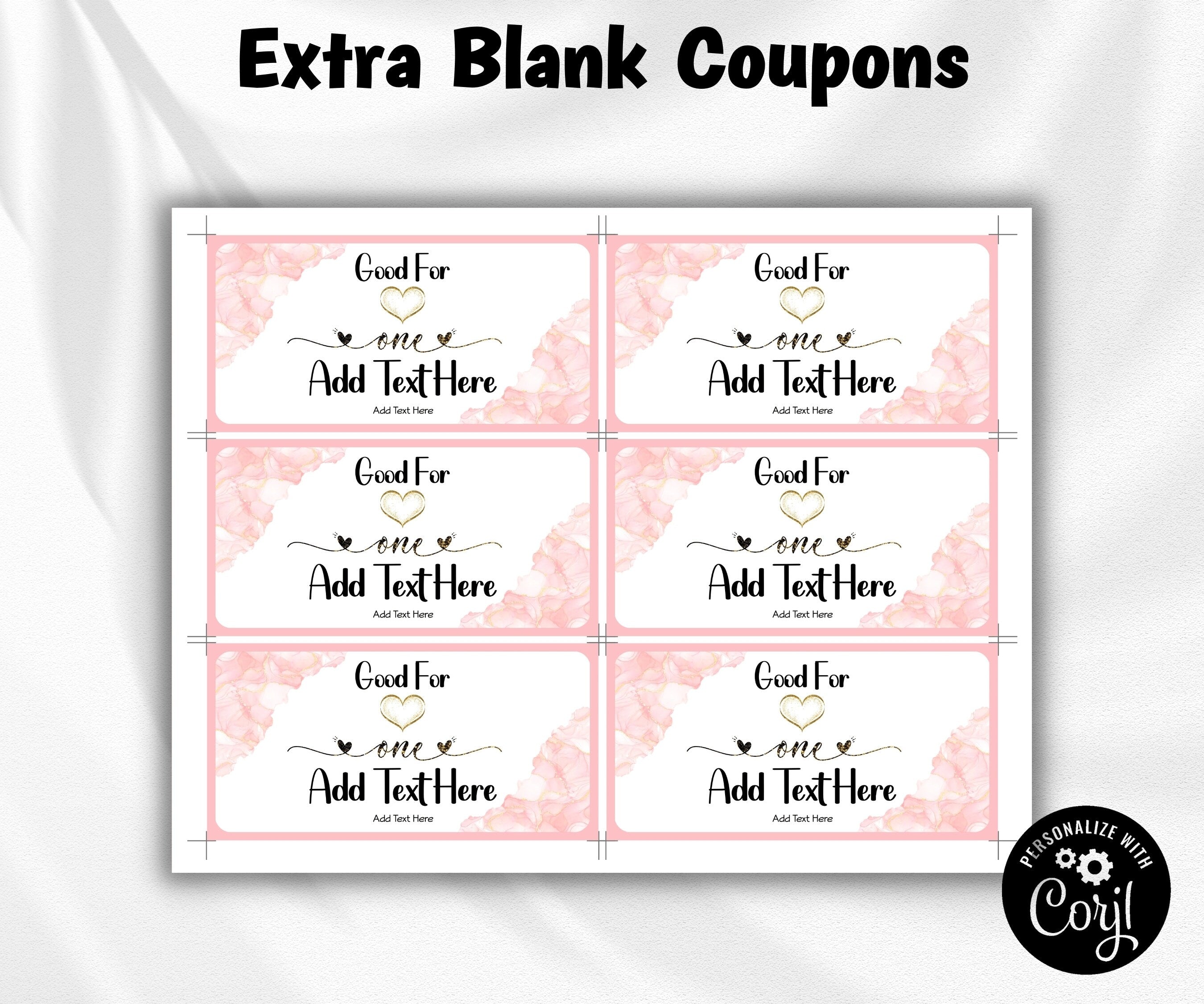 Gifts For Her I Valentine Coupon Book | Valentine'S Day Gift | Printable Coupon Book | Printable Valentines Coupons | Love Coupons | For Kid