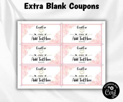 Gifts For Her I Valentine Coupon Book | Valentine'S Day Gift | Printable Coupon Book | Printable Valentines Coupons | Love Coupons | For Kid