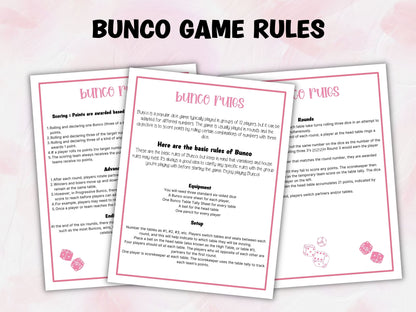 February Bunco Cards I Love Bunco Score Sheet Template | Pink And Red Printable Bunco | Valentines Printable Bunco | Printable Bunco Set I