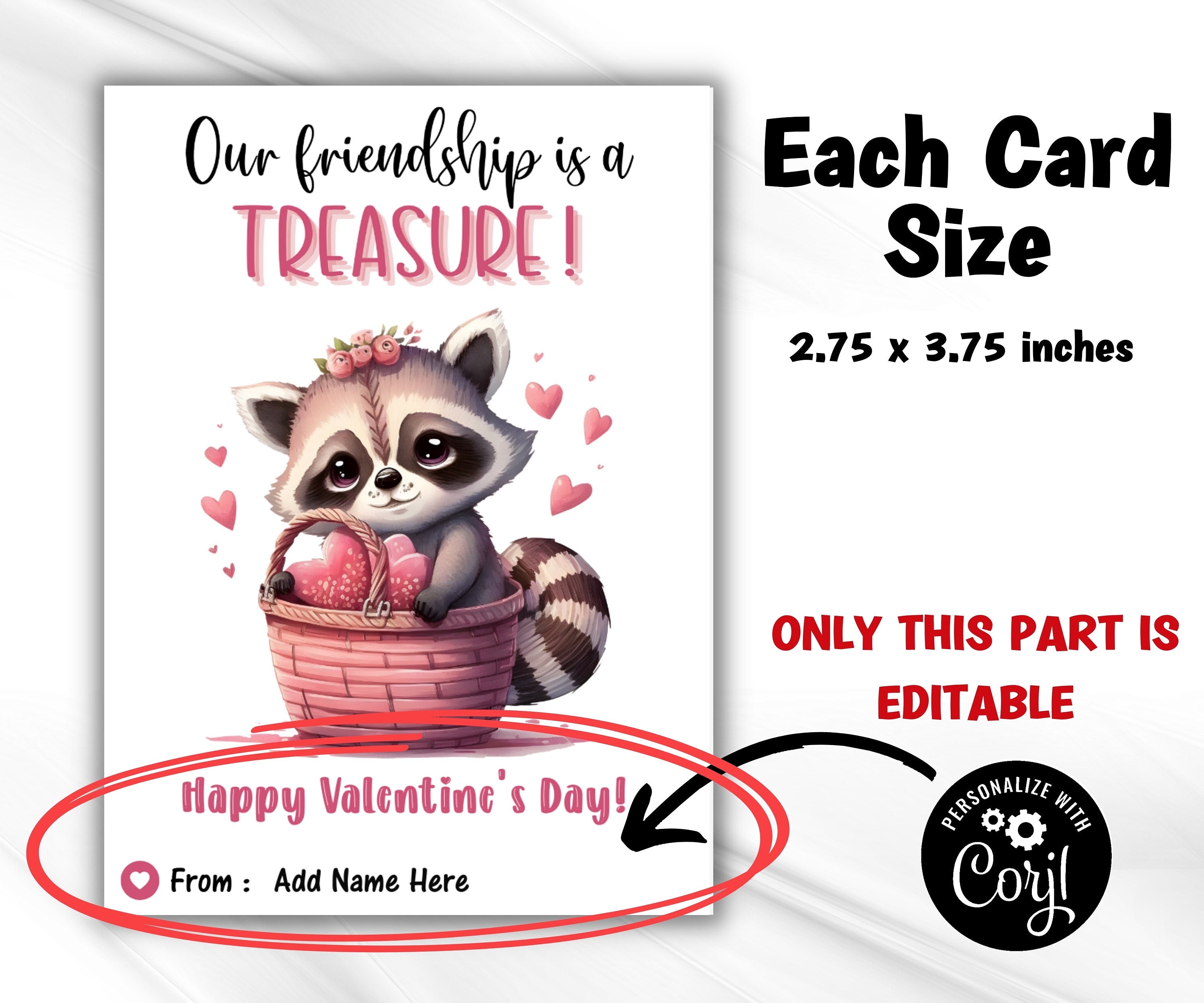 Raccoon Valentine Card | To Me You Are Trash | Heart Balloons | Valentine Clipart | Trash Panda Card I Funny Love Cards I Raccoon Pun Card