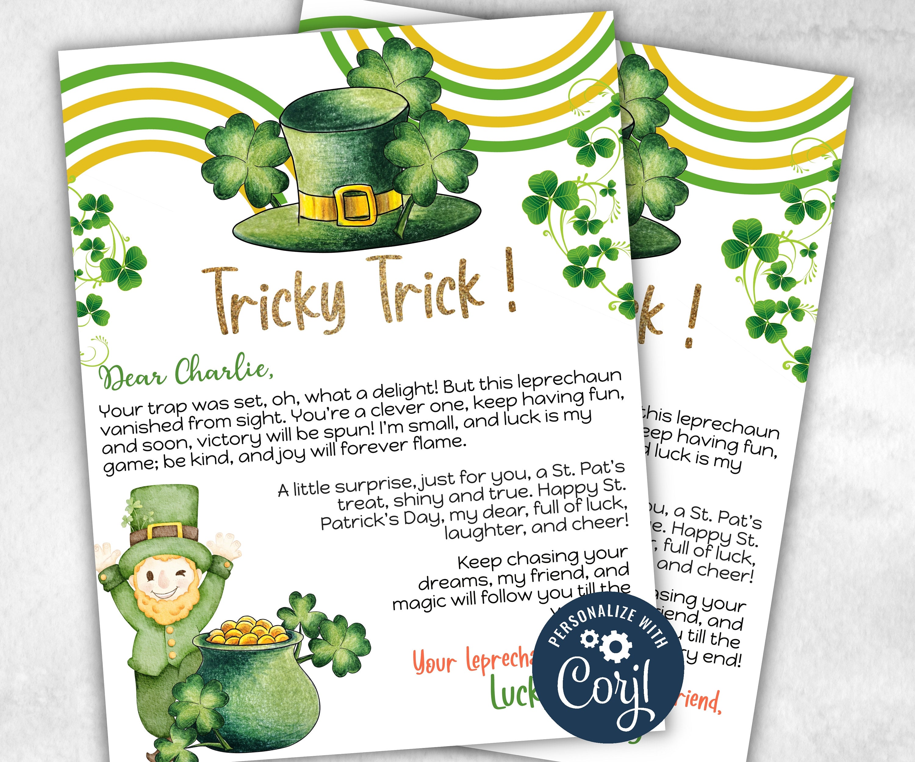 St Patricks game letter-St.Patricks Day -TheHustlingCatLady-Templates