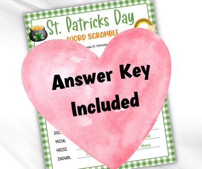 Fun St. Pattys Day Game Bundle Printable | St. Pats | Fun St. Pattys Day | Classroom Games | Family Games I Family Games | St Patrick'S Day-St.Patricks Day -TheHustlingCatLady-Party Games