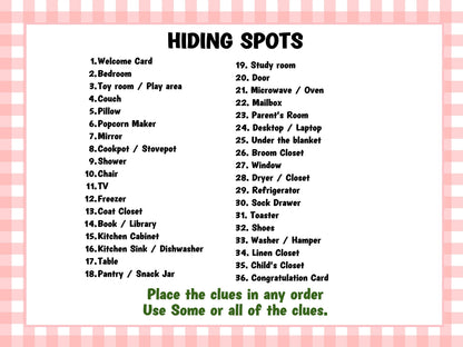 Easter Scavenger Hunt For Kids | Easter Game | Easter Party | Easter Treasure Hunt Clues | Teens Easter Treasure Hunt | Easter Bunny Letter