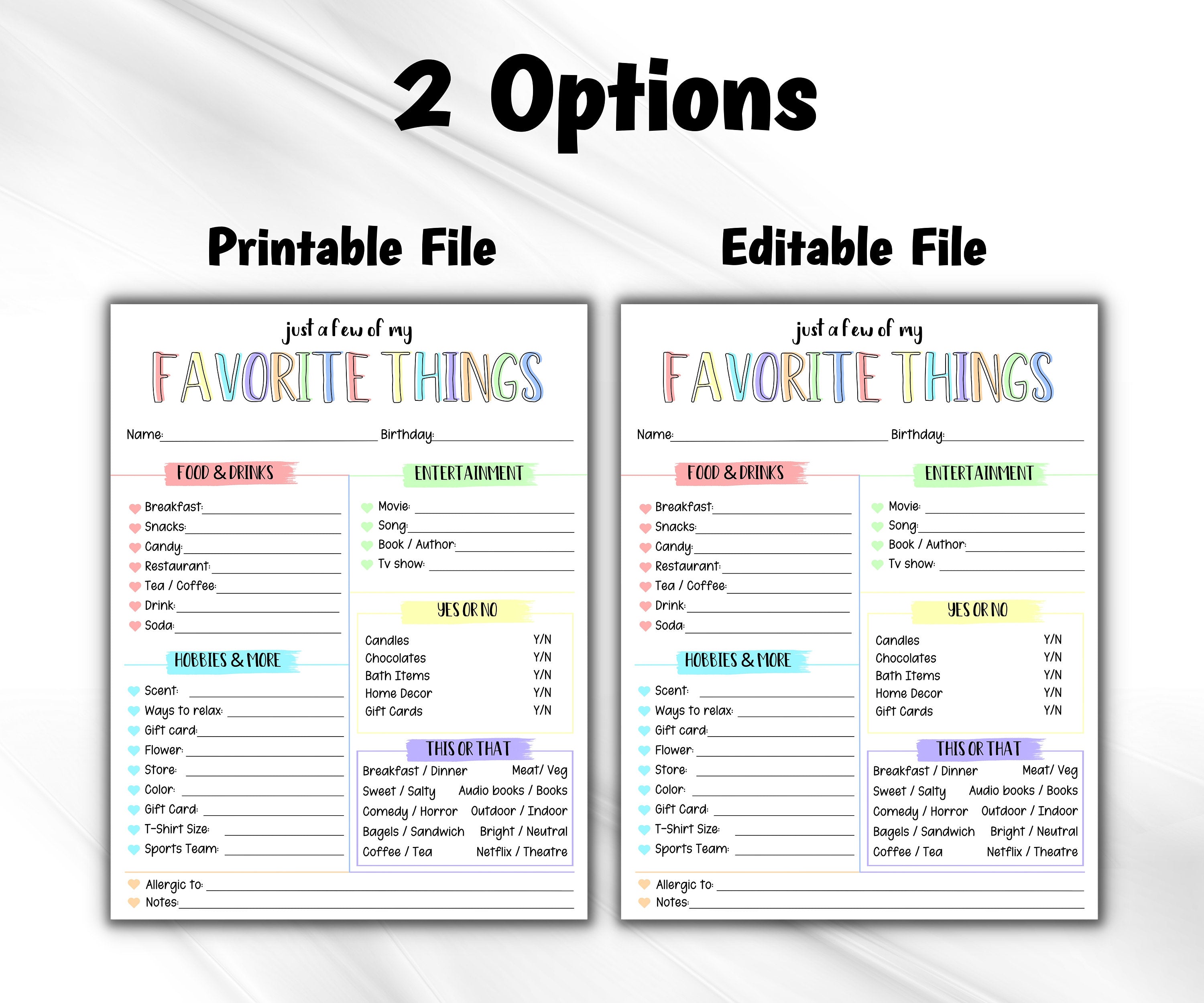 Teacher Favorite Things Survey, Get To Know My Team Survey, All About Me Questionnaire, Teacher Gifts, team building survey, pastel, mentor