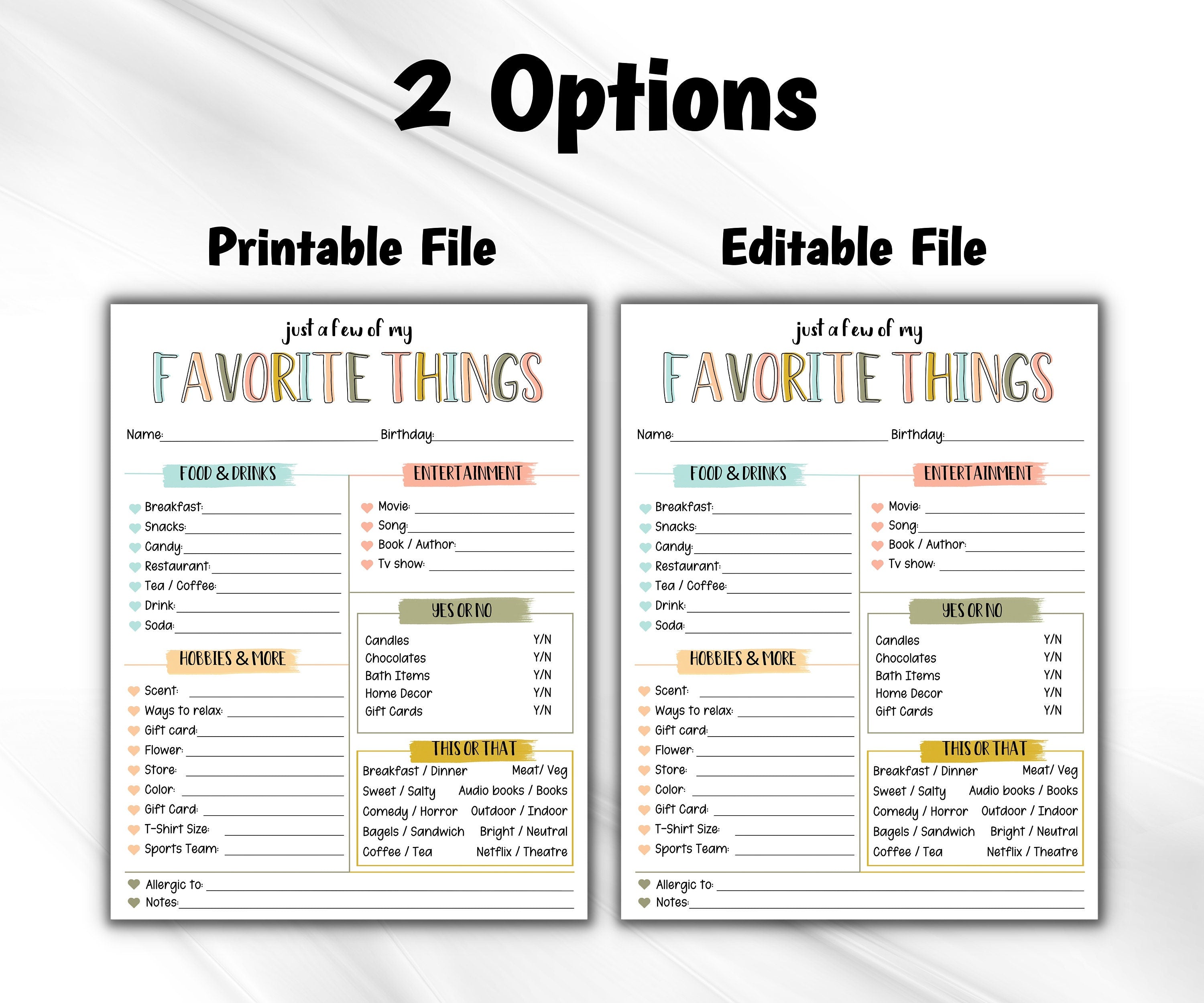 All About Me Questionnaire, Teacher Favorite Things Survey, Get To Know My Team Survey, Teacher Gifts, team building survey, pastel, mentor