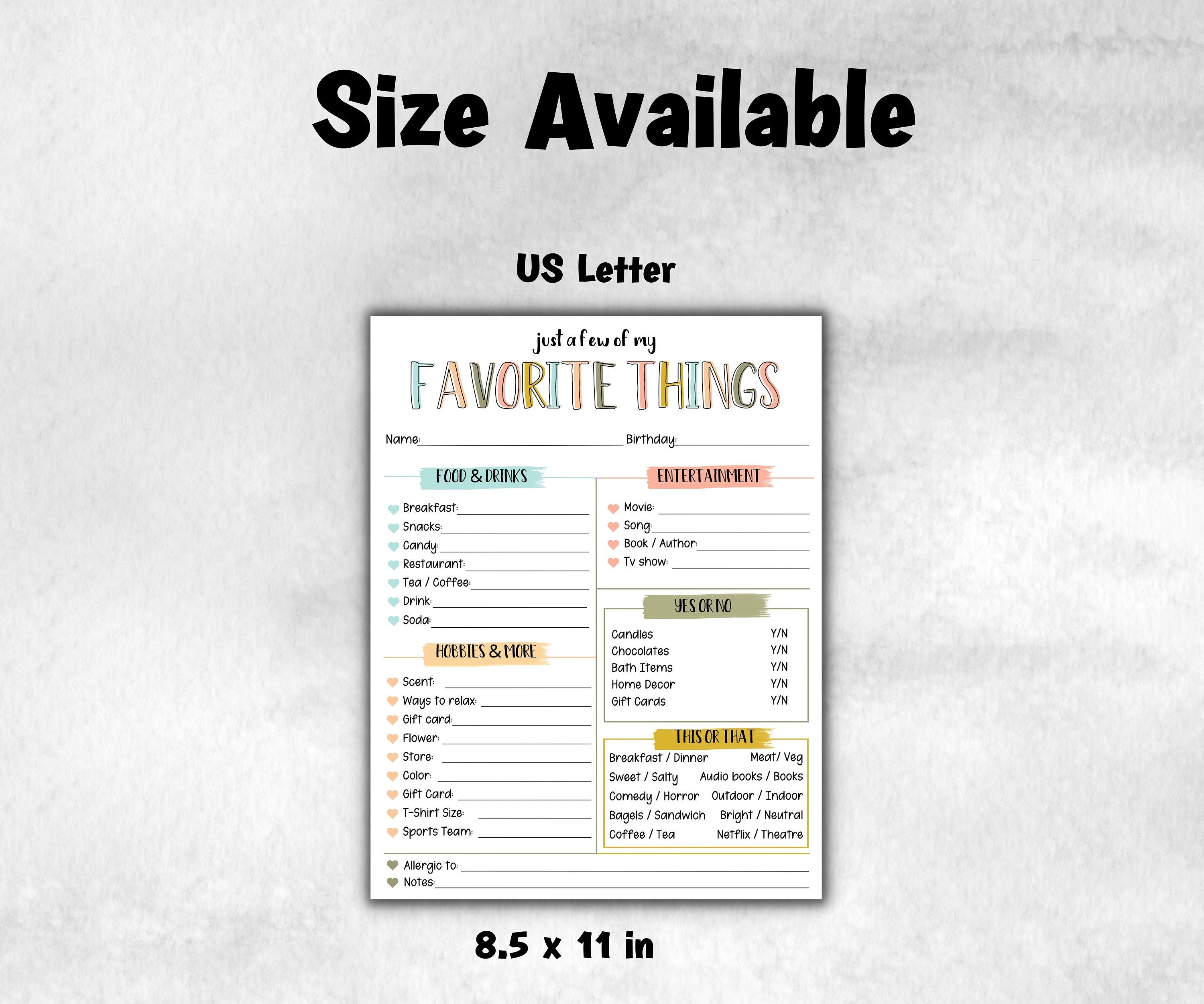 All About Me Questionnaire, Teacher Favorite Things Survey, Get To Know My Team Survey, Teacher Gifts, team building survey, pastel, mentor