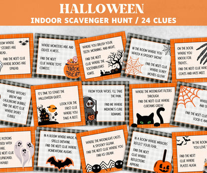 Halloween Scavenger Hunt for kids, Scavenger hunt for teens, Halloween Party game, Halloween activity, Indoor Scavenger hunt, Treasure Hunt-Halloween Printables -TheHustlingCatLady-Party Games