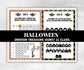 Halloween Treasure Hunt for Teens, Scavenger hunt for teens, Halloween Party game, Halloween activity, Indoor Scavenger hunt, Treasure Hunt-Halloween Printables -TheHustlingCatLady-Party Games