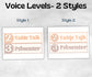 Class Voice Level, Voice Level Chart, Voice Level Display, Noise Level Display, Noise Level Chart, Visual Voice Levels, Voice Level Signs-Neutral Boho Decor -TheHustlingCatLady-Templates