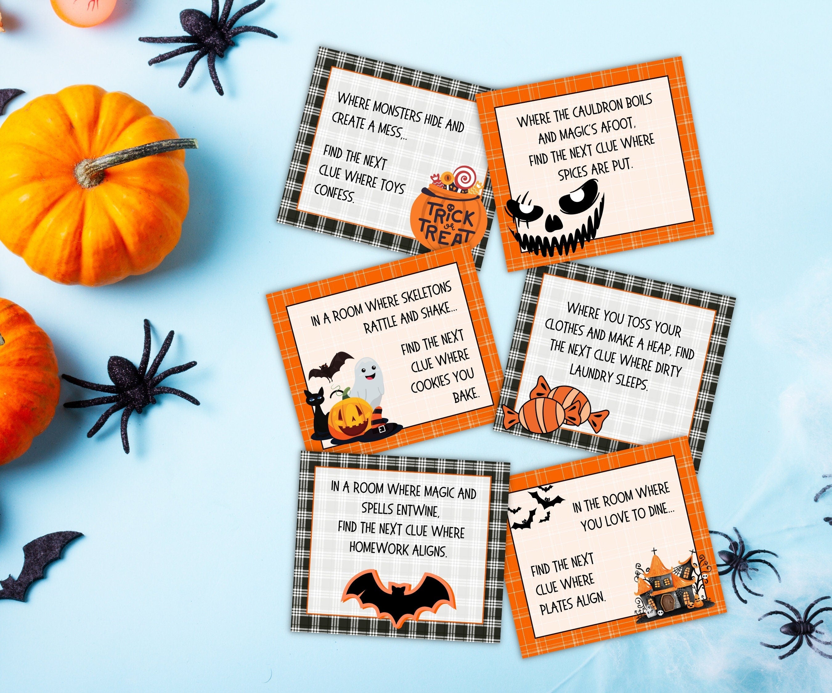 Halloween Scavenger Hunt for kids, Scavenger hunt for teens, Halloween Party game, Halloween activity, Indoor Scavenger hunt, Treasure Hunt-Halloween Printables -TheHustlingCatLady-Party Games