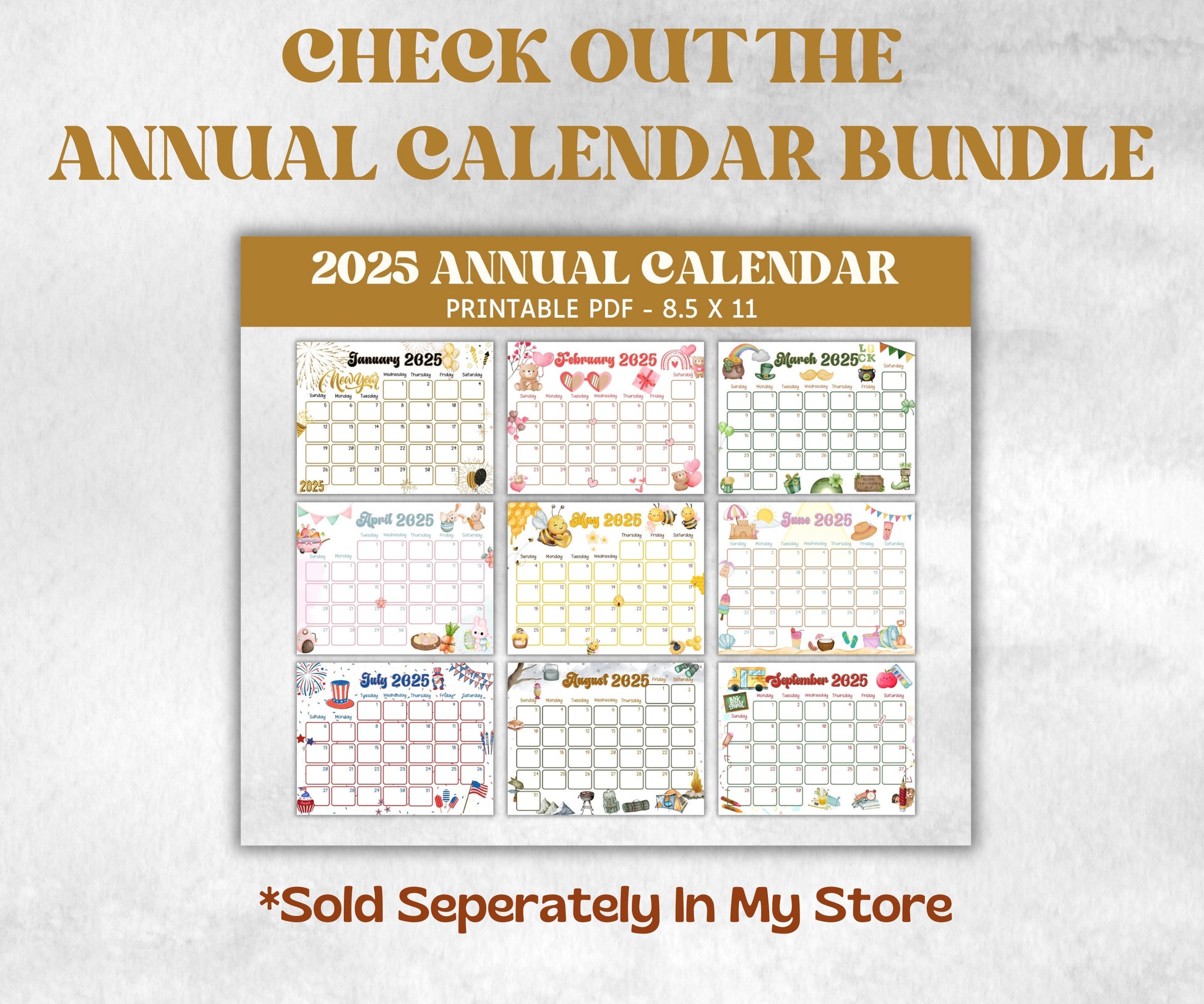 Kids November 2025 Calendar, Printable 2025 Calendar, Homeschool Preschool Calendar Board, Children's Monthly Planner, Thanksgiving Calendar-New Listings -TheHustlingCatLady-Planner Templates