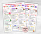 PTA Monthly Calendar, PTO Calendar, Calendar of Events, school calendar, editable in Canva calendar flyer, school events calendar flyer-New Listings -TheHustlingCatLady-Planner Templates