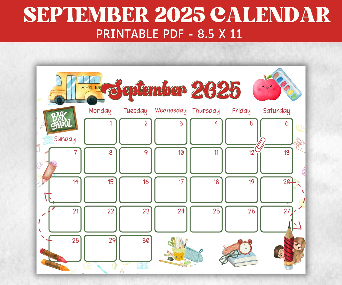 Kid September 2025 Calendar, Printable 2025 Calendar, Homeschool Preschool Calendar Board, Children Monthly Planner, Back to School Calendar – The Hustling Cat Lady kid-september-2025-calendar-printable-2025-calendar-homeschool-preschool-calendar-board-children-monthly-planner-back-to-school-calendar-the-hustling-cat-lady