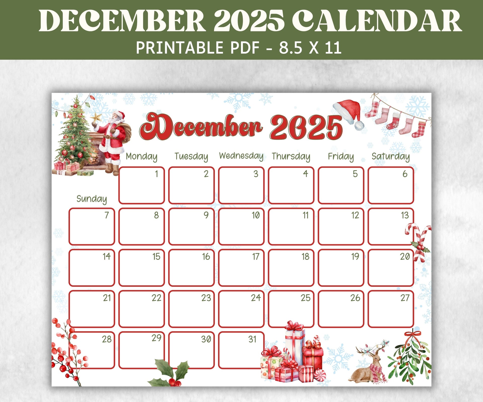 kids-december-2025-calendar-printable-2025-calendar-homeschool-preschool-calendar-board-children-s-monthly-christmas-advent-calendar-the-hustling-cat-lady