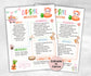 Easter April Classroom Newsletter, Daycare Class Newsletter, Newsletter Template, Canva Template School Newsletter, Parent Communication-New Listings -TheHustlingCatLady-Planner Templates