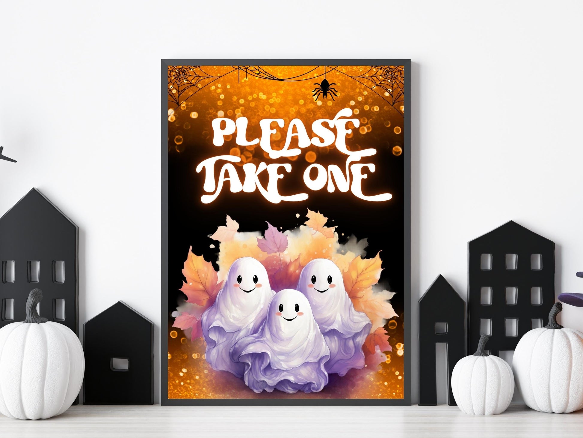 Halloween Treat Sign, Please Take One, Trick Or Treat Sign, Ghosts Goblins Welcome sign Printable, Do Not Disturb, Candy Station Sign, Favor-New Listings -TheHustlingCatLady-Party Games