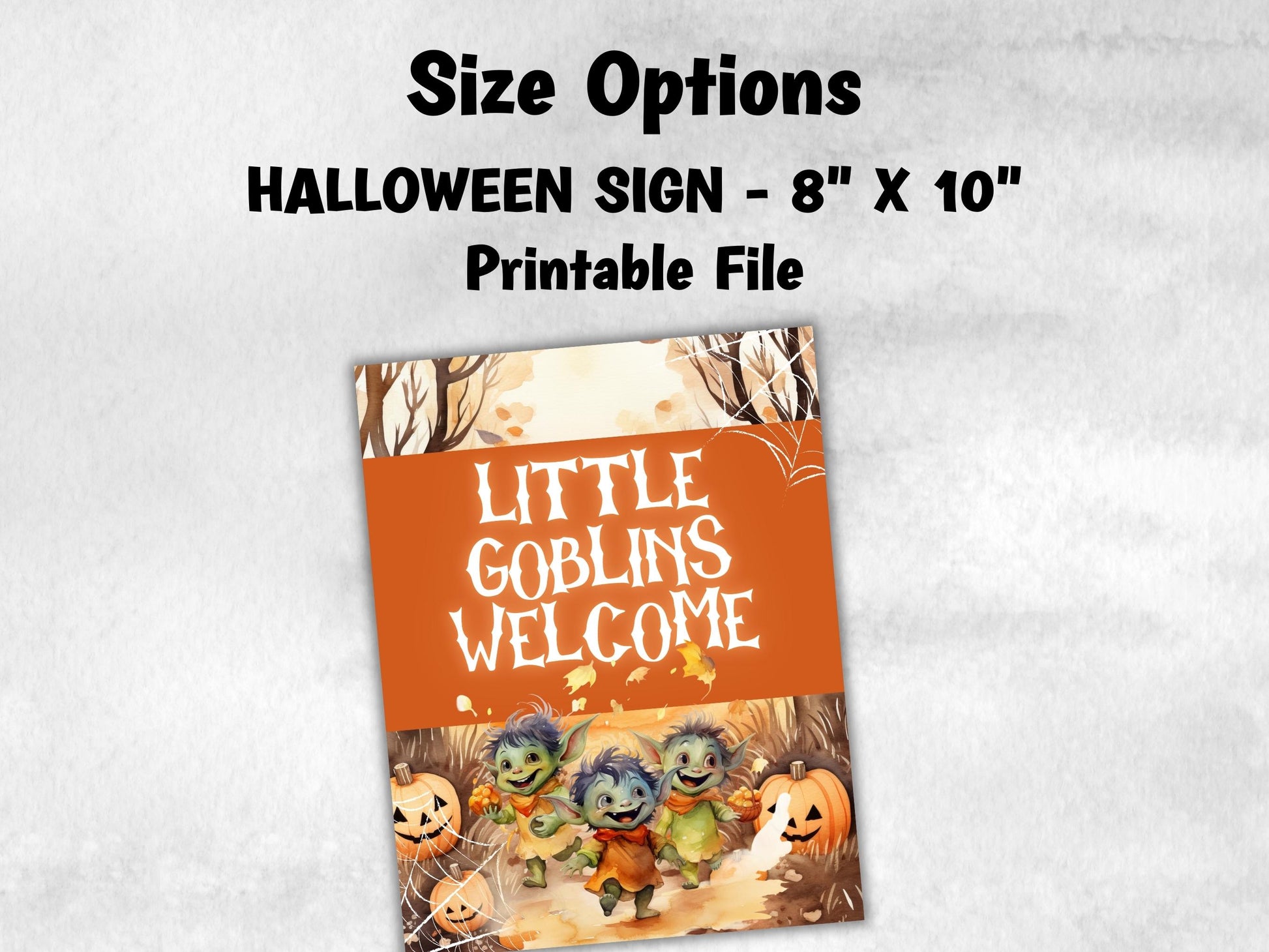 Little Goblins Welcome sign, Trick Or Treat Sign, Do Not Disturb, Please Take One, Candy Station Sign, Halloween Treat Sign Printable, Favor-New Listings -TheHustlingCatLady-Party Games