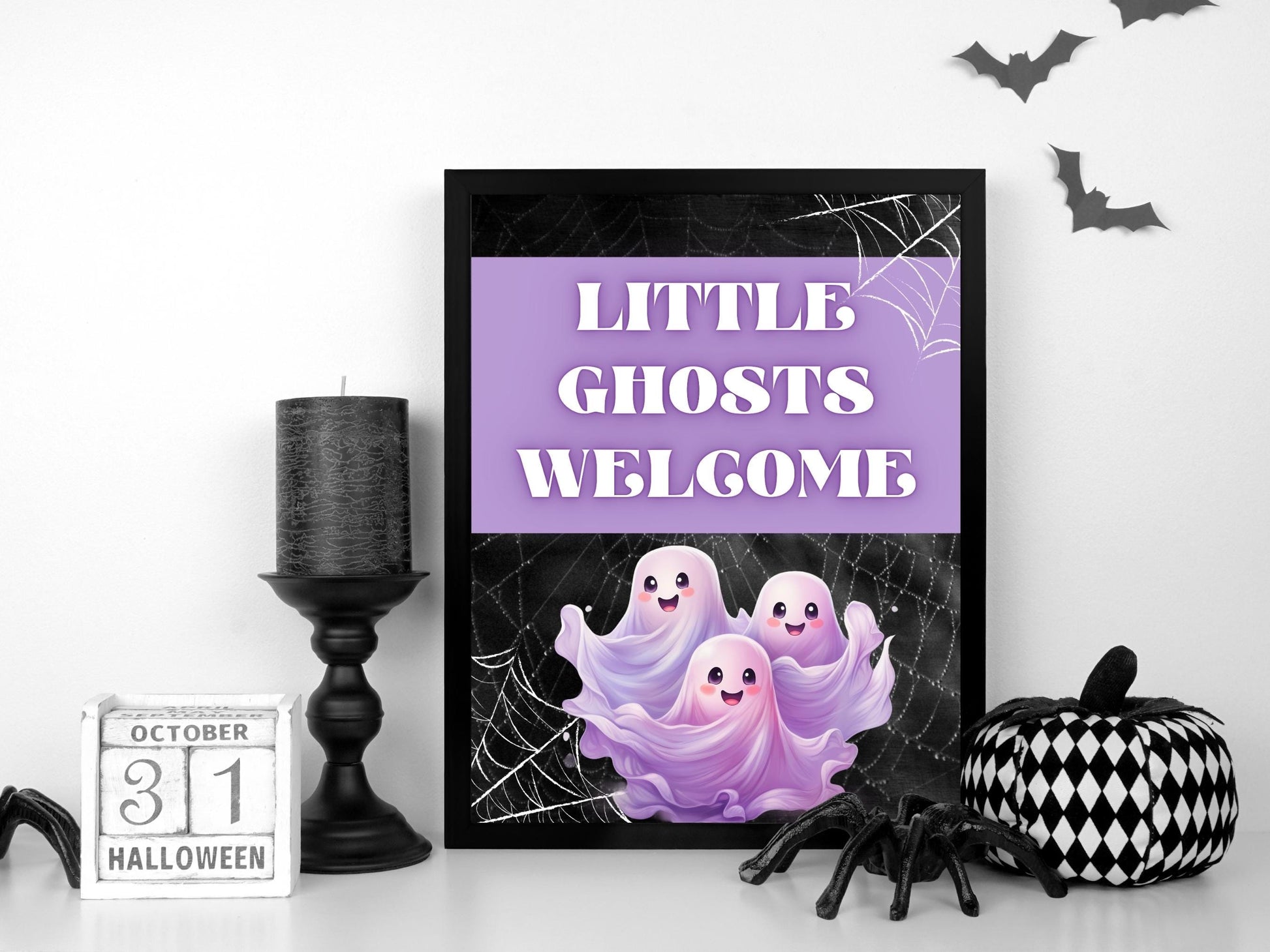 Candy Station Sign, Halloween Treat Sign Printable, Little Goblins Welcome sign, Trick Or Treat Sign, Do Not Disturb, Please Take One, Favor-New Listings -TheHustlingCatLady-Party Games