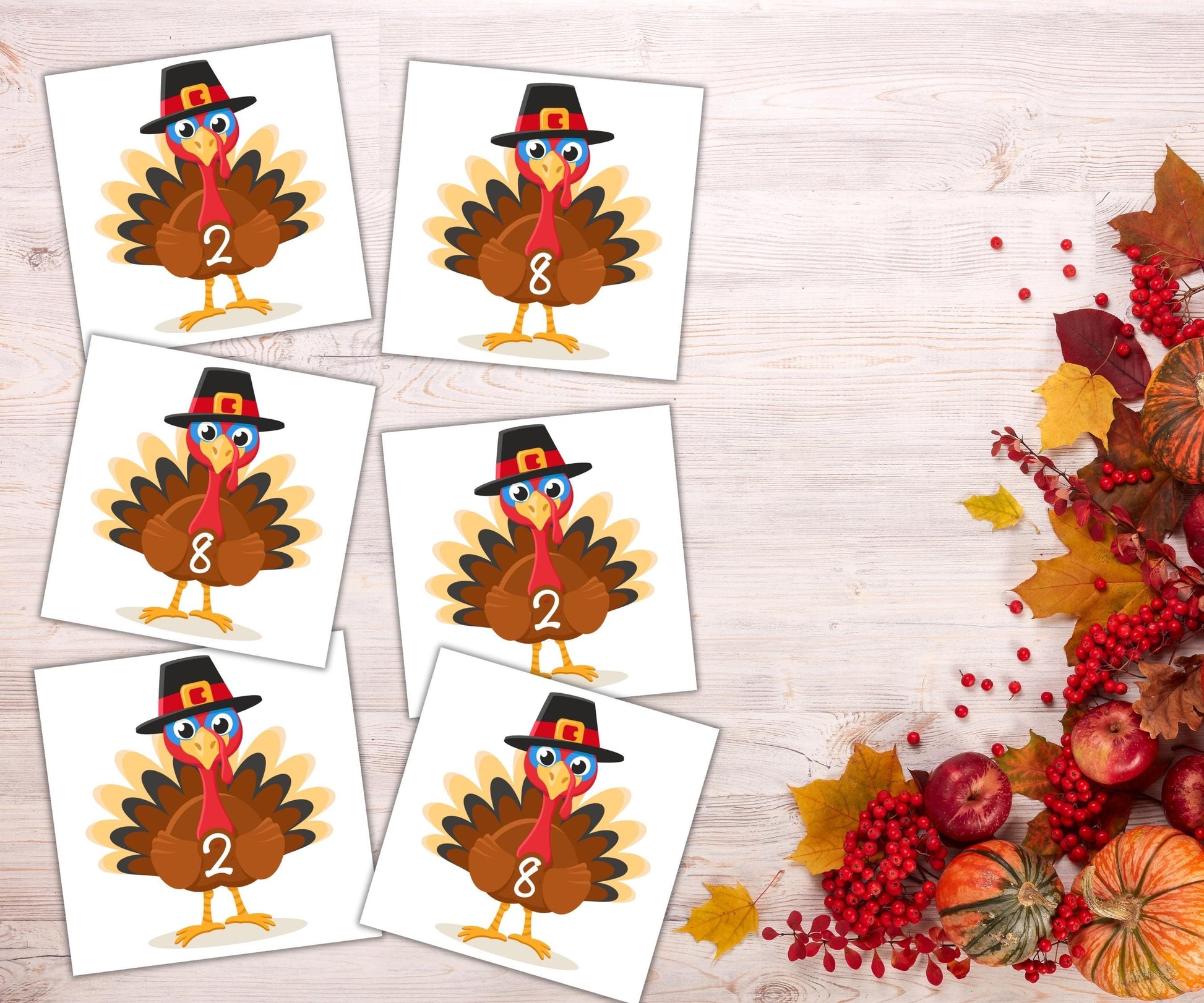 Thanksgiving Turkey Scavenger Hunt Game, Printable Family Game, Fun for Kids, Thanksgiving Kids activity, Friendsgiving game, Family Holiday-Thanksgiving -TheHustlingCatLady-Party Games