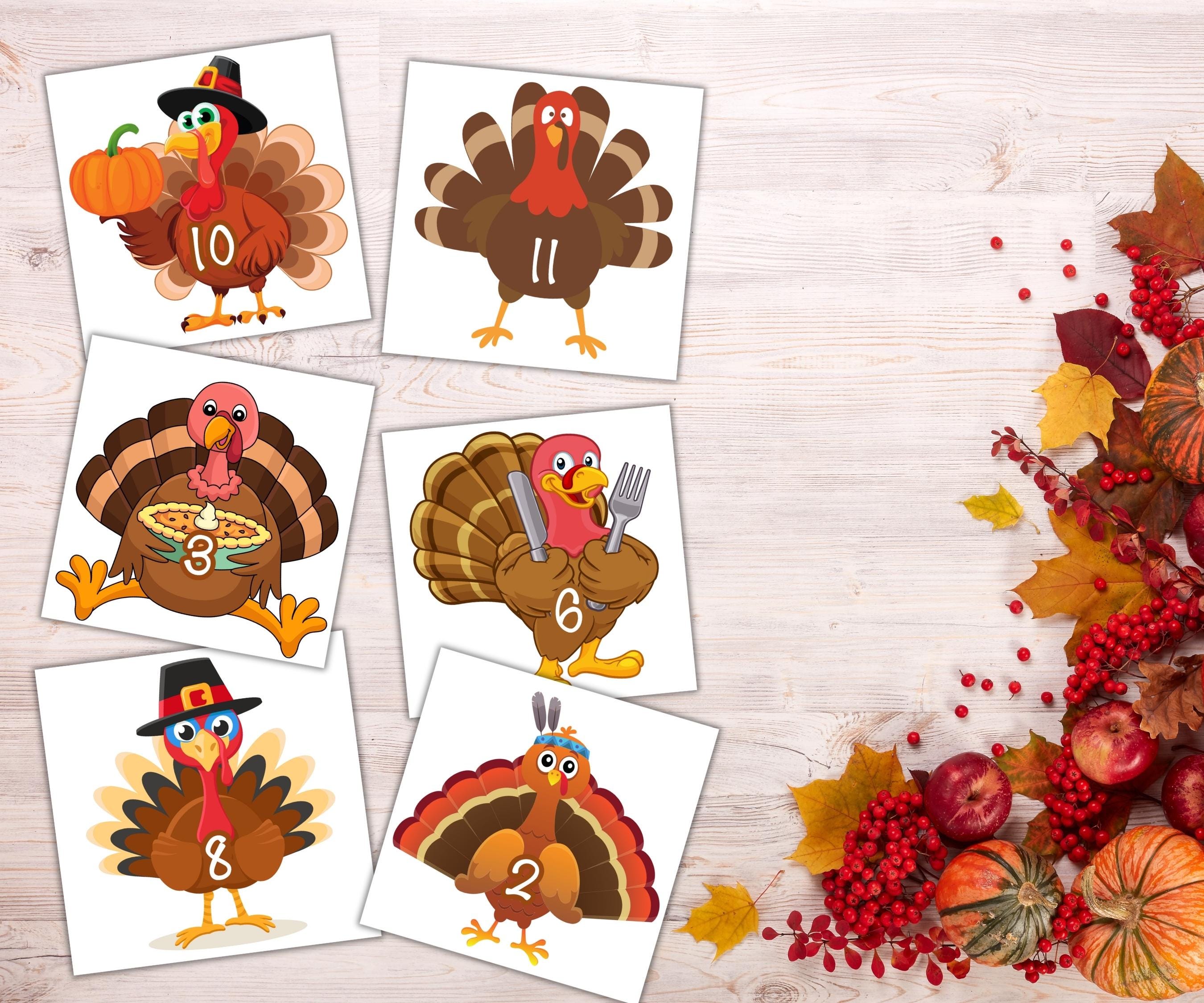 Turkey Scavenger Hunt Game, Printable Family Adventure, Fun for Kids, Thanksgiving Kids activity, Friendsgiving game, Family Holiday-Thanksgiving -TheHustlingCatLady-Party Games