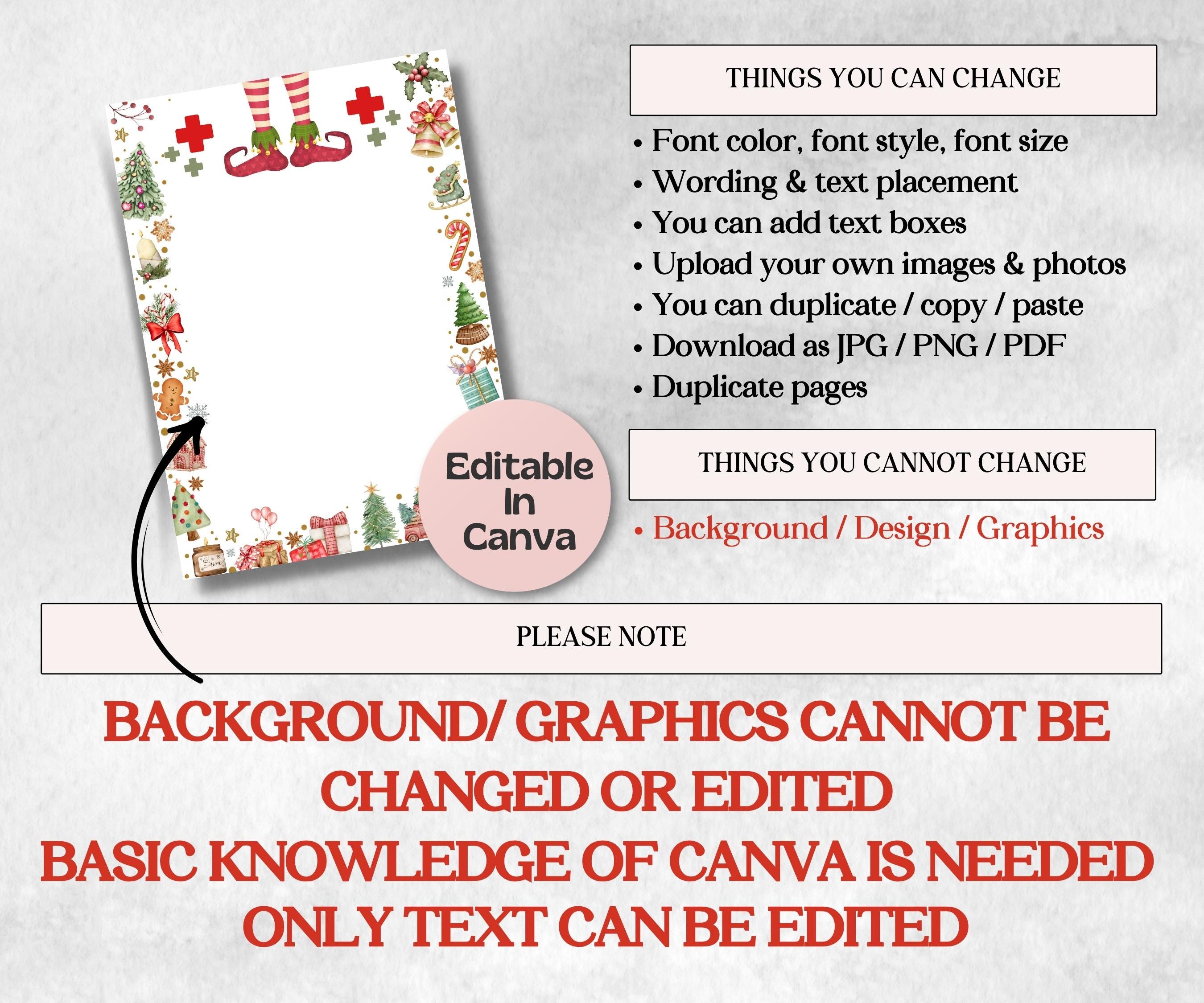 Christmas Elf Bundle, Elf Arrival Letter, Printable Elf Kit, Elf warning Elf Notes, Elf Calendar, Elf Report Card, Elf Adoption Certificate-Christmas -TheHustlingCatLady-Templates