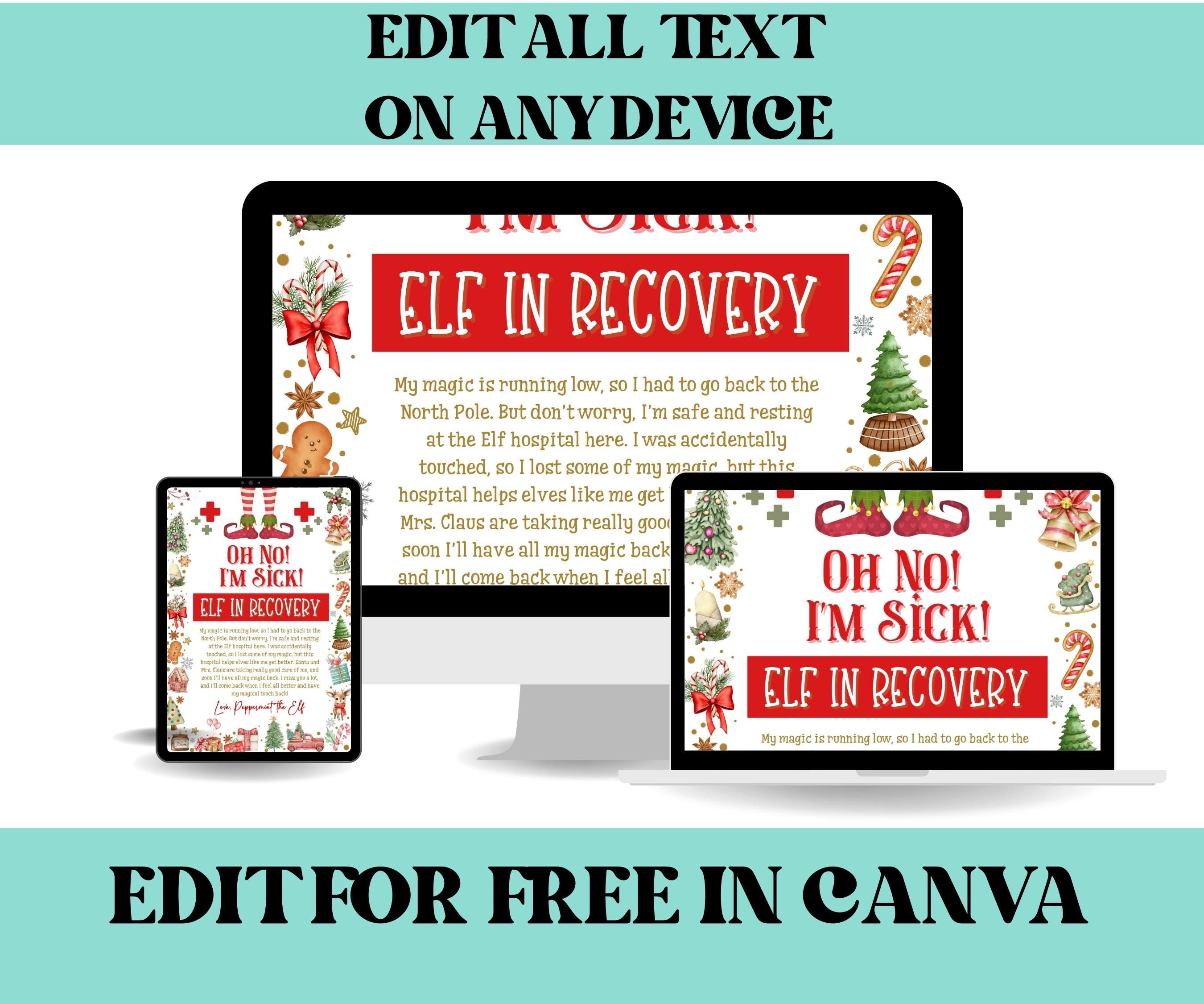 Christmas Elf Cam Bundle , Elf Rules, Elf Kit, Official Elf warning, Elf Notes, Elf Calendar, Elf Report Card, Elf Adoption Certificate-Christmas -TheHustlingCatLady-Templates