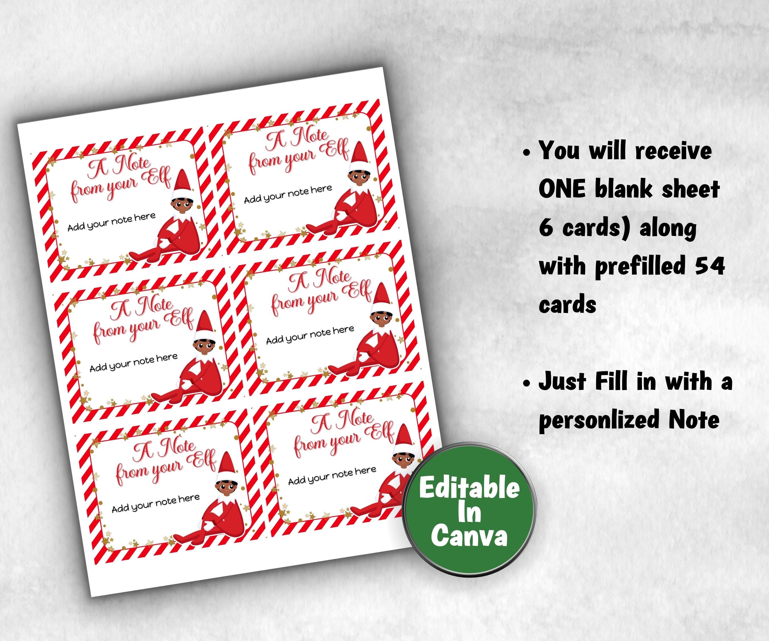 Editable Elf Adoption Certificate, Christmas Elf Cam Bundle , Elf Rules, Elf Kit, Official Elf warning, Elf Notes, Elf Report Card, Elf card-Christmas -TheHustlingCatLady-Templates