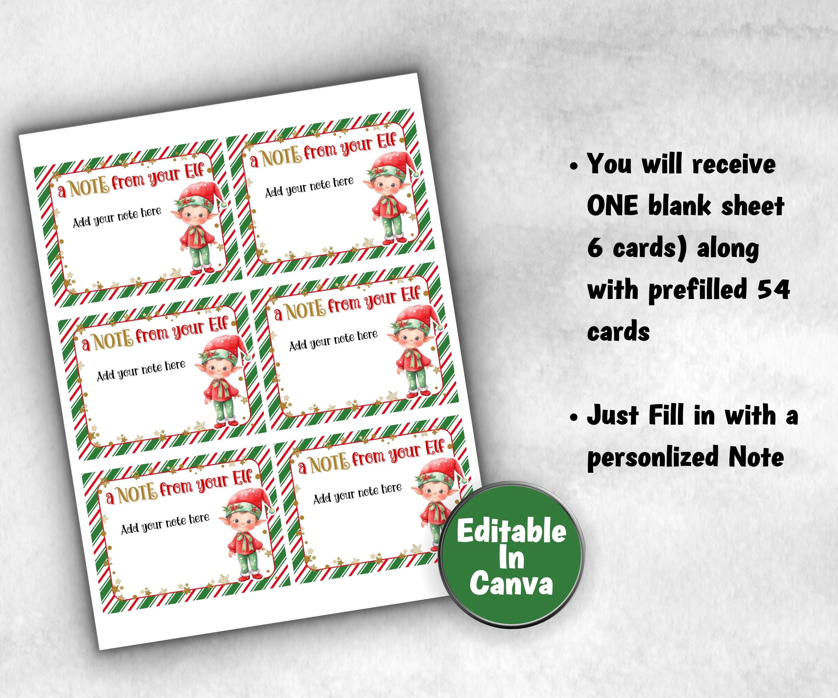 Editable Elf Report Card, Elf Adoption Certificate, Christmas Elf Cam Bundle , Elf Rules, Elf Kit, Official Elf warning, Elf Notes, Elf card-Christmas -TheHustlingCatLady-Templates