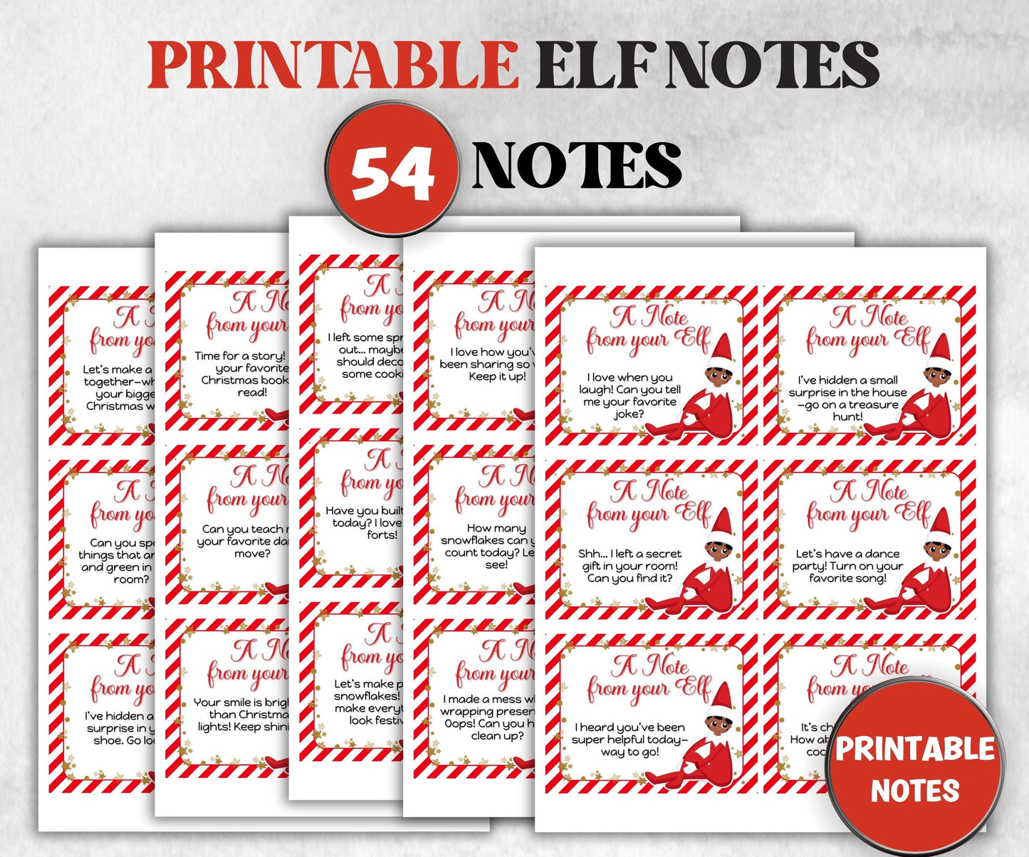 Printable Elf Note, Printable Christmas Activities, Note from Your Elf, Elf Kit for Kid, Elf Arrival Ideas, Christmas Elf Props, Elf Message-Christmas -TheHustlingCatLady-Templates