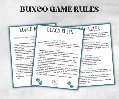 Winter Bunco Night, Printable Winter Bunco Score Sheet, Winter Bunco Table Cards, Bunco Game, Tally Sheet, bunco score cards, December Bunco-Christmas -TheHustlingCatLady-Party Games