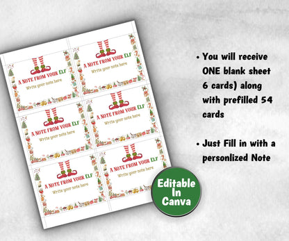 Christmas Elf Bundle, Elf Arrival Letter, Printable Elf Kit, Elf warning Elf Notes, Elf Calendar, Elf Report Card, Elf Adoption Certificate-Christmas -TheHustlingCatLady-Templates