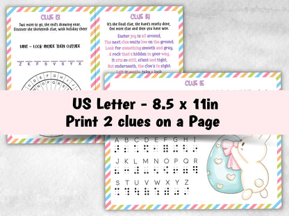 Easter Park Treasure Hunt Printable, Easter Bunny Letter, Riddles, Egg Hunt Clue Cards, Teen Outdoor Scavenger, Family Sunday Easter Party-Easter -TheHustlingCatLady-Party Games