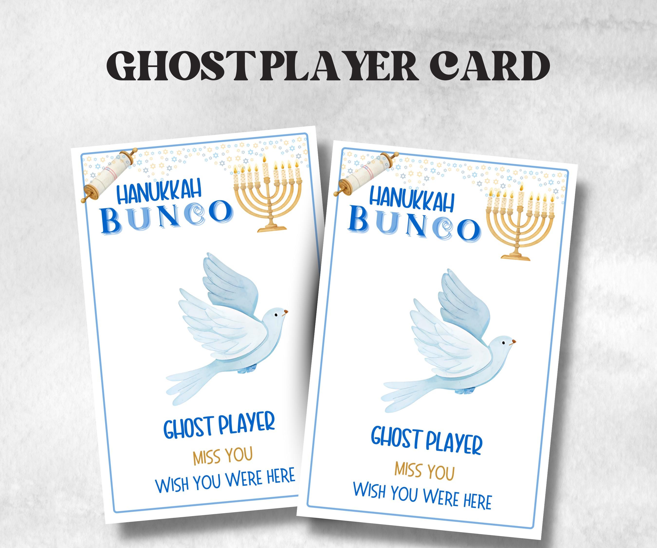 Bunco Night, Printable Hanukkah Bunco Score Sheet, Hanukkah Bunco Invitation, Bunco Game, Tally Sheet, bunco score cards, jewish bunco night-Sports Printables -TheHustlingCatLady-Party Games