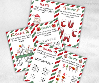 Kids Christmas Indoor Treasure Hunt, Treasure Scavenger Clues, Xmas Printable Activity, Christian Holiday Game, Holiday Kids Game fun ideas-Christmas -TheHustlingCatLady-Party Games