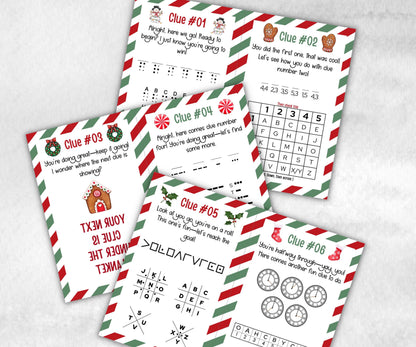 Christmas Indoor Treasure Hunt, Kids Treasure Scavenger Clues, Xmas Printable Activity, Christian Holiday Game, Holiday Kids Game fun ideas-Christmas -TheHustlingCatLady-Party Games