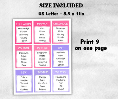 Mothers Day Activity, Mom Brunch Party Trivia, Mothers Day Quiz, Mothers Day Gift, Fun Mothers Day, Mothers Day Ideas, Mothers Party Games-Mother&#39;s/Father&#39;sDay -TheHustlingCatLady-Party Games