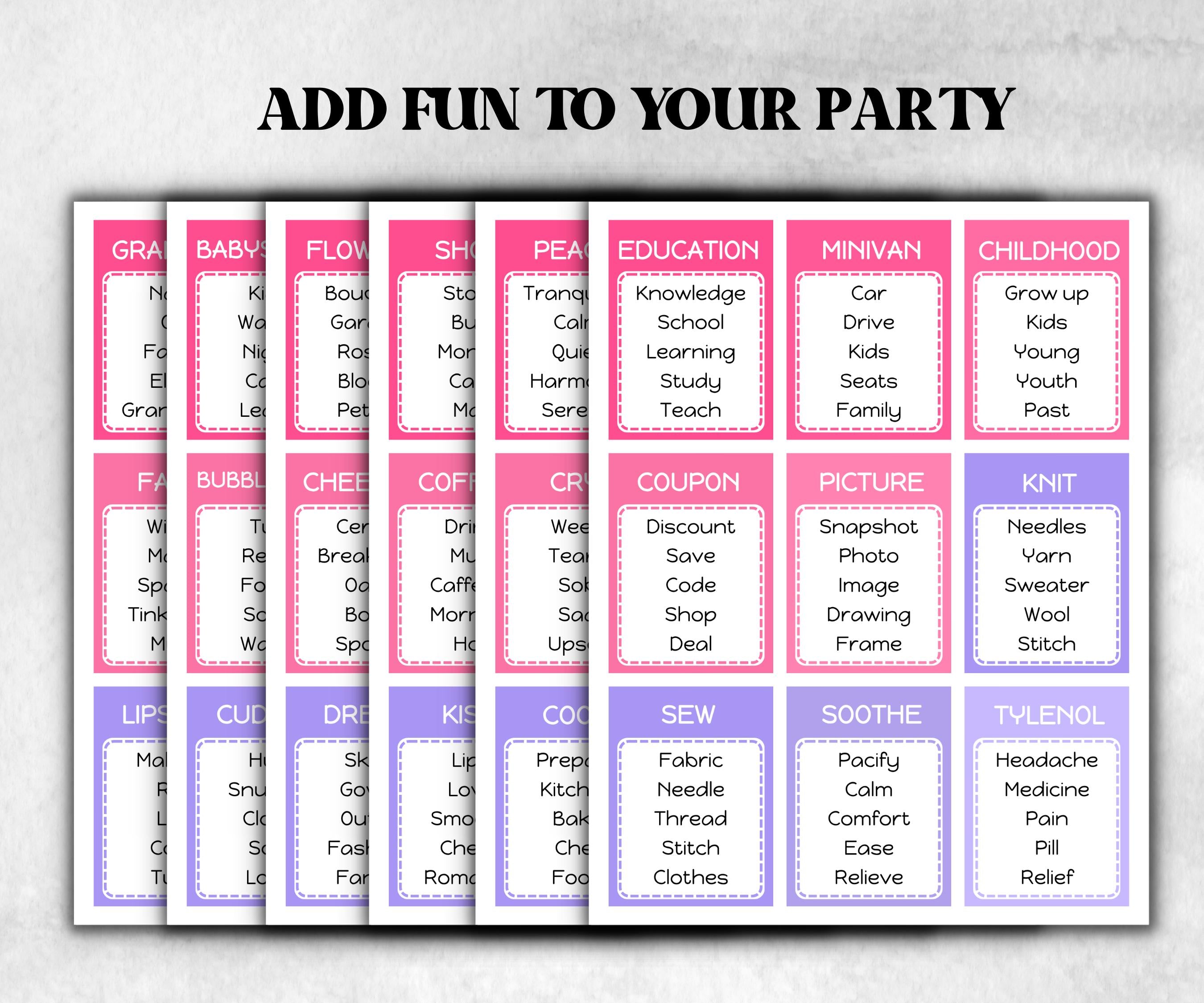 Mothers Day Activity, Mom Brunch Party Trivia, Mothers Day Quiz, Mothers Day Gift, Fun Mothers Day, Mothers Day Ideas, Mothers Party Games-Mother&#39;s/Father&#39;sDay -TheHustlingCatLady-Party Games
