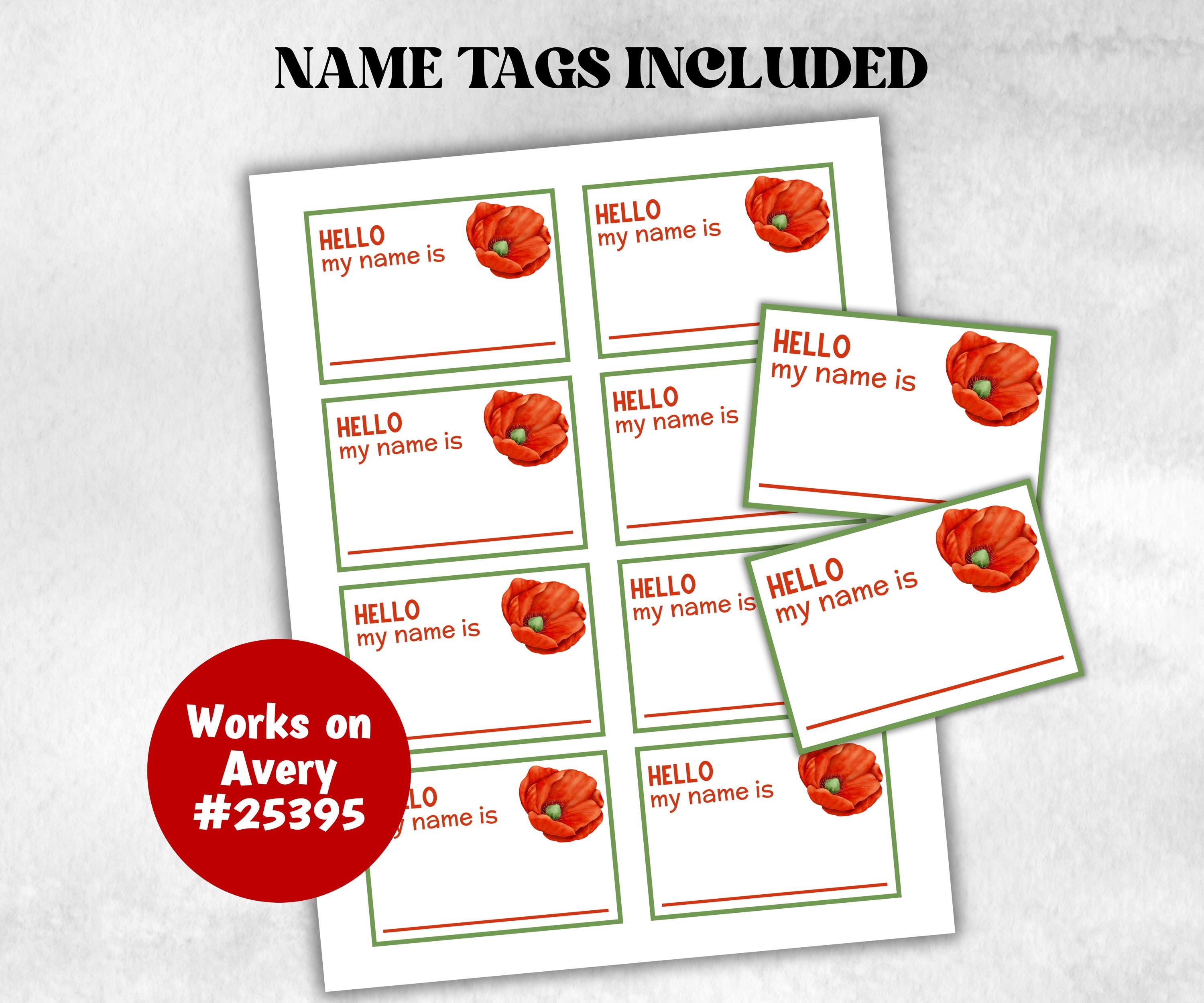 What is your flower name printable game, office party, daycare, Name board sign, party decoration, Name tag, birthday nickname, summer game-Holidays -TheHustlingCatLady-Party Games