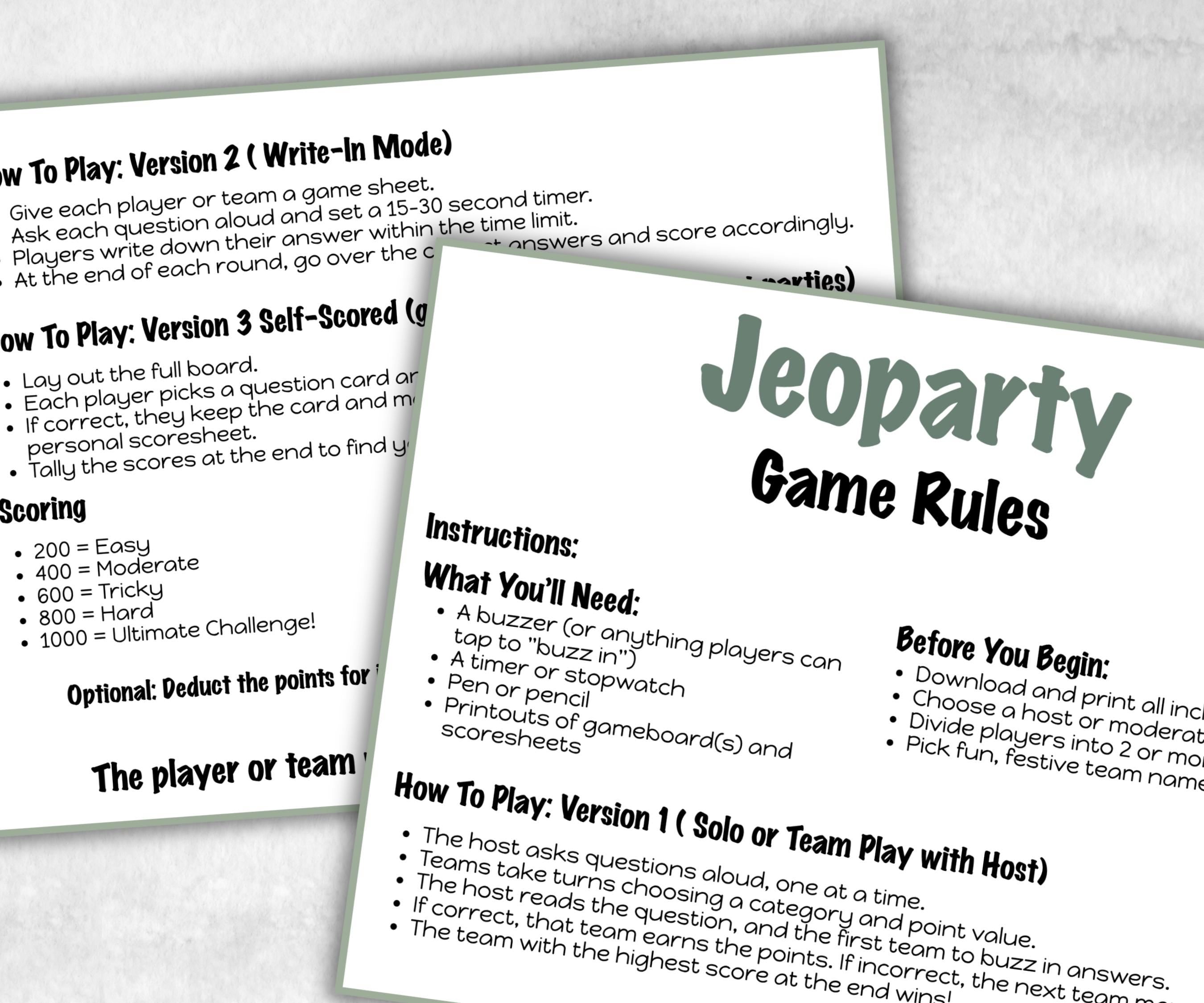 Nativity Jeoparty, Christian Bible Study, Bible Jeoparty For Adult And Teen, Bible Friendly Family Feud, Bible Family Feud, Youth Group Game-Christmas -TheHustlingCatLady-Party Games