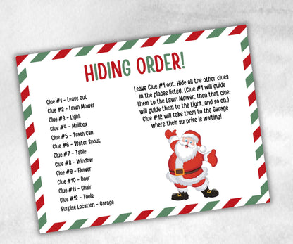 Kids Christmas Outdoor Treasure Hunt, Treasure Scavenger Clues, Xmas Printable Activity, Christian Holiday Game, Holiday Kids Game fun ideas-Christmas -TheHustlingCatLady-Party Games
