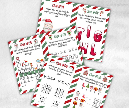 Kids Christmas Outdoor Treasure Hunt, Treasure Scavenger Clues, Xmas Printable Activity, Christian Holiday Game, Holiday Kids Game fun ideas-Christmas -TheHustlingCatLady-Party Games