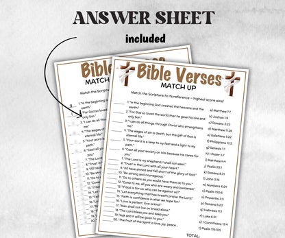Printable Bible Verses Match up for kid, Old Testament Activity, Classroom Riddles, Church Fundraiser, Adult Teen church Icebreaker-Office Supplies -TheHustlingCatLady-Party Games