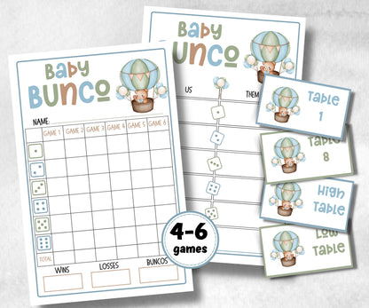 Baby shower Bunco, Baby shower Party ideas, Printable Party Favors, Score Sheet, Ghost player, Tally Sheets, Shower Gift, Family reunion- -TheHustlingCatLady-Party Games