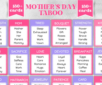 Mothers Day Activity, Mom Brunch Party Trivia, Mothers Day Quiz, Mothers Day Gift, Fun Mothers Day, Mothers Day Ideas, Mothers Party Games-Mother&#39;s/Father&#39;sDay -TheHustlingCatLady-Party Games