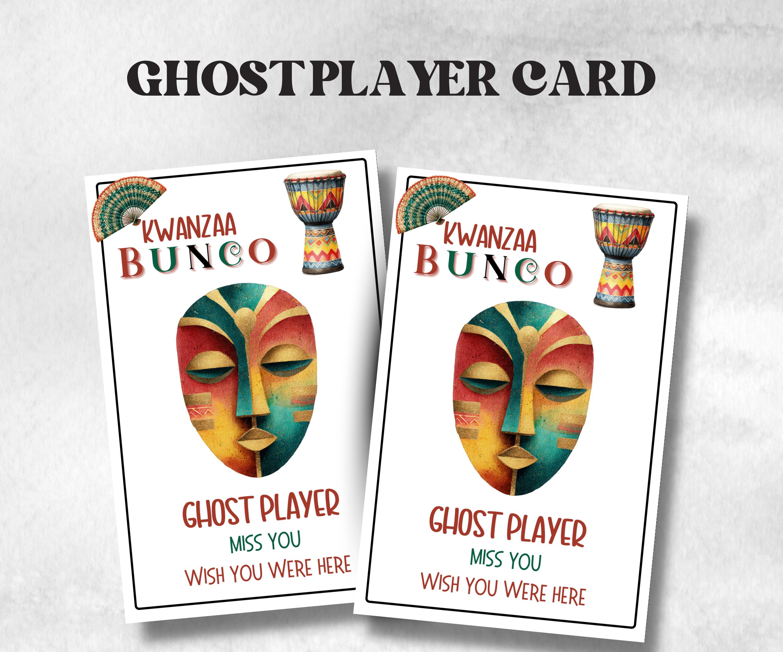 Kwanzaa Bunco Game, African Kids Adults Party, Group religious tradition game, Bunco Score Sheet, Tally cards, ghost player, Kinara Culture-Holidays -TheHustlingCatLady-Party Games