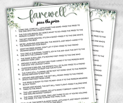 Moving Away Party, Pass The Prize, Going Abroad, College Farewell, Retirement, Mix and Mingle, interactive fun gift exchange, office party-Holidays -TheHustlingCatLady-Party Games